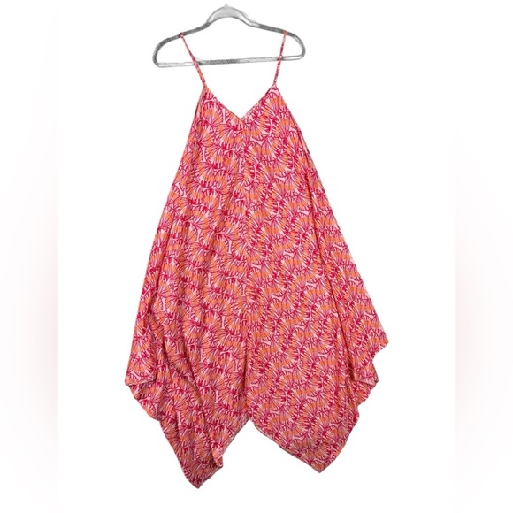 Vineyard vines seashell print handkerchief style dress size small long length - Picture 2 of 6